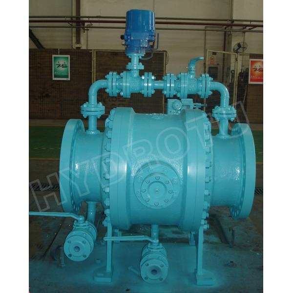 DN300 - 2600 mm Hydraulic counter weight Flanged Globe Valve, spherical Valve for Hydropower Station