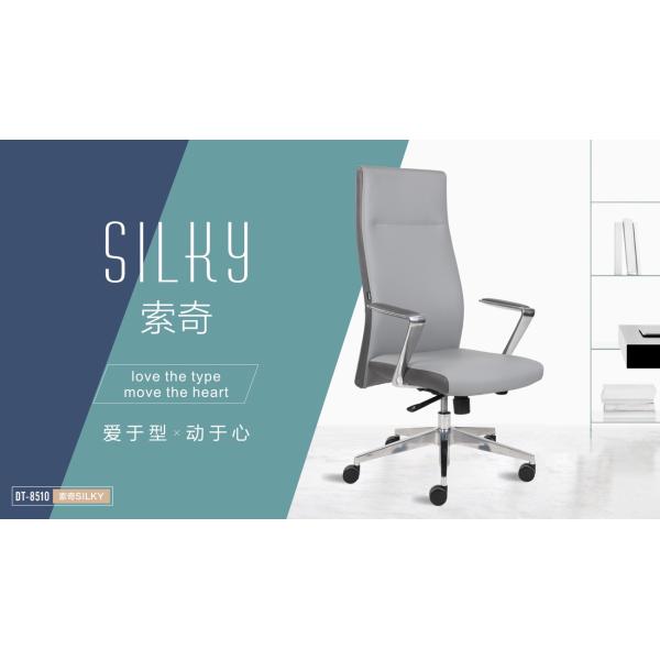 DIOUS Dia60mm Leather Revolving Chair High Back For Executive