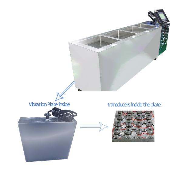 PLC Control 40kHz Ultrasonic Cleaning Machine With Heating Function
