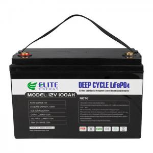 China RV 12V 100Ah LiFePO4 Lithium Li Ion Rechargeable Battery Deep Cycle wholesale