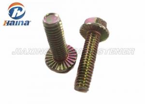 China 5/16”-18 X 1” Car Accessories Color Zinc Plated Hex Head Flange Bolt With Nut on sale