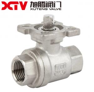 China Acid Resistant 2PC Mounted Ball Valve Q11F-1000WOG Customizable for Media Applications wholesale