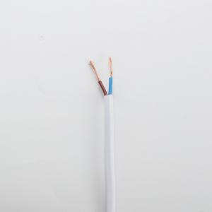 China CE PVC Copper Flat Twin Core Cable , Mildewproof Flat Electrical Cable on sale