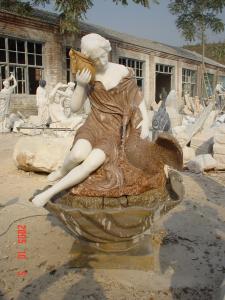 China Pool Water Fountain With Contemporary Stone Elephant Statue wholesale