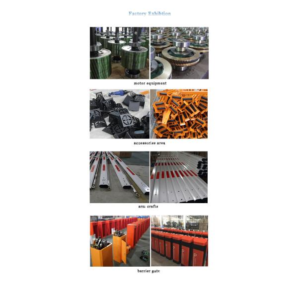 180 Degree Folding Arm Parking Barrier Gate Auto Reverse Security Boom Gate