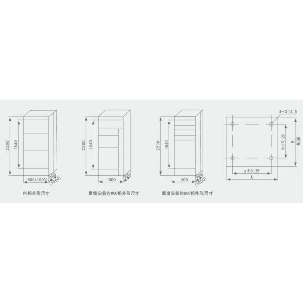Withdrawable Power Distribution Switchgear 660V For Motor Control