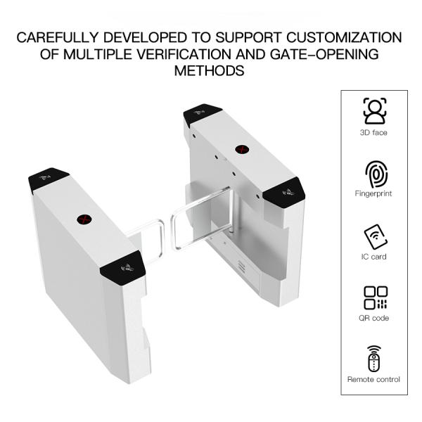 Full-Automatic Pedestrian Channel Fast Swing Gate with Face Recognition Support (OEM/ODM Available)