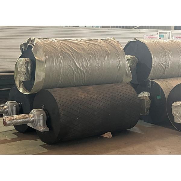 Customizable Tapered Conveyor Roller Low Noise Round Shaft Belt Supporting