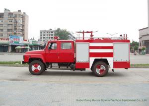 Small Water / Foam Fire Truck With Fire Monitor For Quick Fire Rescue Service