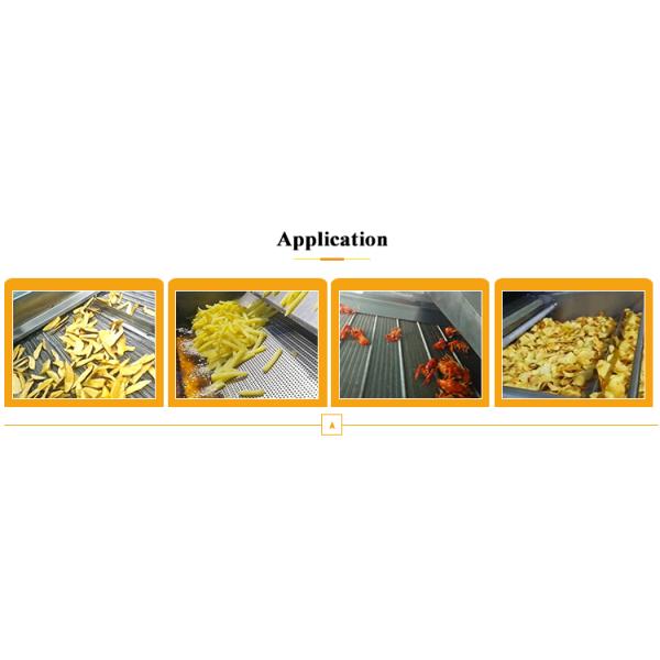 Automatic Discharge Continuous Frying Machine for Potato Chips Kurkure Pellets and Snacks