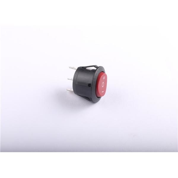 Small Appliance Round Mini Rocker Switch On Off On With 10,000 Cycles Life