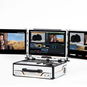 China 12 Channel Built-in Switcher LCD Screen Video Streaming Equipment for Camera Signal Source wholesale