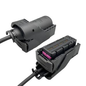 Custom TE Waterproof Plug Connector Wiring Harness Automotive Crimp Terminal