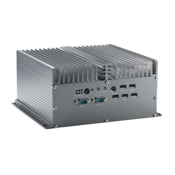 MIS-8706 All Aluminium Fanless Embedded Box IPC Board Mounted I7 3520M CPU Dual Network 6 Series 6 USB 1 PCI Extension