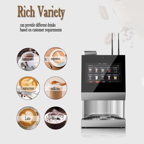 15.6" Touch Screen Automatic Drink Office Coffee Vending Machine CE