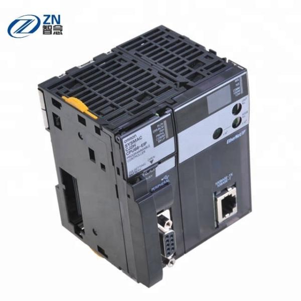 Quality USB port Omron PLC CJ2M-CPU12 Black Programmable Logic Controller for sale