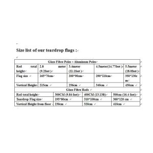 China Custom Teardrop Flag Signs for Business wholesale