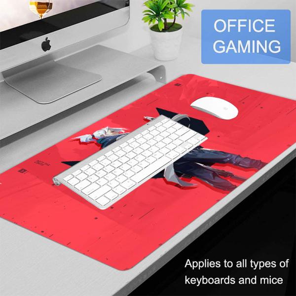 Customize 3 Days Non-slip Custom Anime Gaming Valorant Mouse Pad For Laptops Keyboard Mouse
