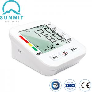 China Upper Arm Blood Pressure Monitor Machine With LCD Display And 99X2 Sets Memory wholesale