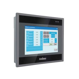 China OEM/ODM Modbus RTU TCP Touch Panel PLC 30DI 30DO Digital Analog Integrated 7inch Hmi Plc Controller For Air Compressor wholesale