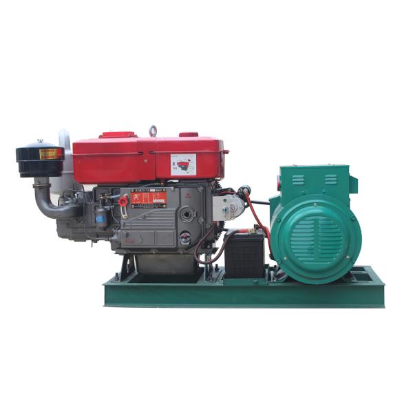 360KG 15KW Air Cooled Single Cylinder Changchai Diesel Engine Generator With Radiator