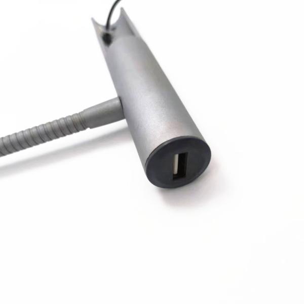 Adjustable Reading Light and USB Charging Bed Lamp for Furniture Electronic Accessories