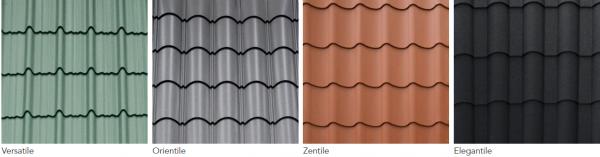 ersatile Orientile Zentile Elegantile roofing tiles