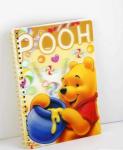 PLASTIC LENTICULAR 3d lenticular printed school spiral notebook with depth 3d