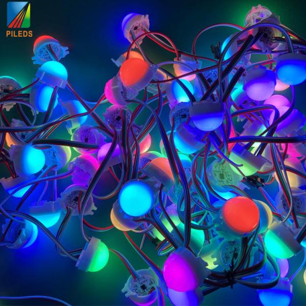 12V Pixel Outdoor String Ball Lights Digital RGB WS2801 WS2811