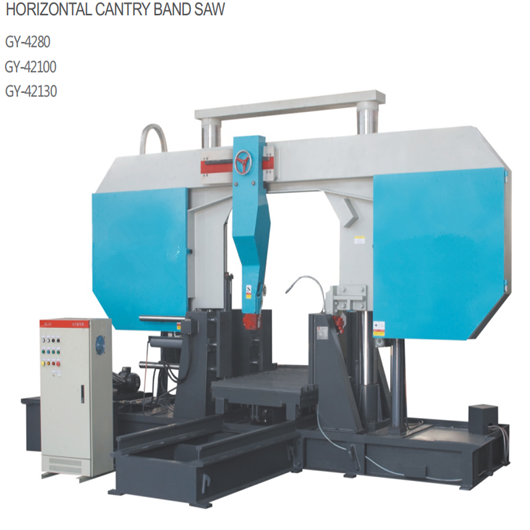 Gantry Structure Automatic Horizontal Band Saw , Auto Feed Bandsaw