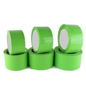 Buy cheap 45micx48mmx100m Electrical BOPP Adhesive Tape Green Insulation Tape ODM from wholesalers