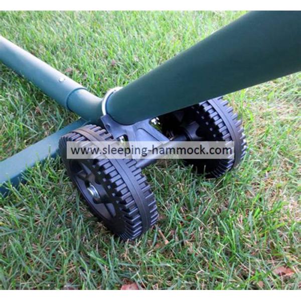 Portable Heavy Duty Black Mobile Plastic Wheels For Hammock Stand Hammock Stand Matched