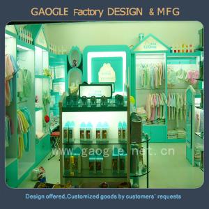 China Latest Design clothes display showcase for kids