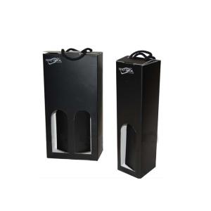 Custom Printed Two Bottle Wine Packaging Box For Display PU Coating