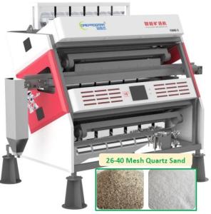 China 26 / 40 Mesh Quartz Color Sorter / Sand Sorting Machine With Image Processing wholesale