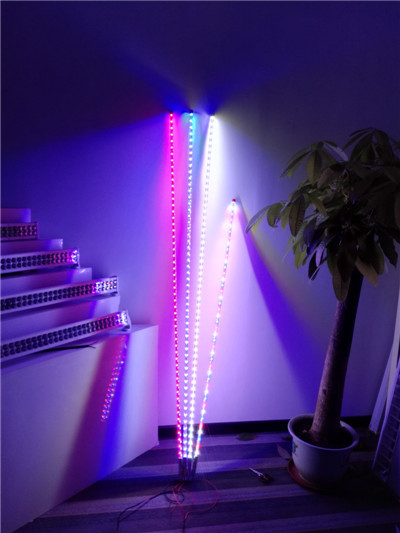 Fiber Optic Color Changing Led Whip With Remote Control Milk Tube Look Like