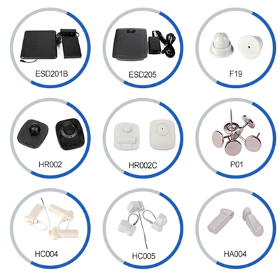 8.2MHz Anti Theft Supermarket RF Soft Label For Clothing 45 * 10.8mm