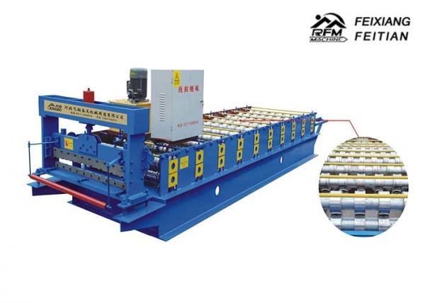Quality 910 Color Steel Roll Forming Machine 8 - 12m / min With Continuous Automatically Production for sale