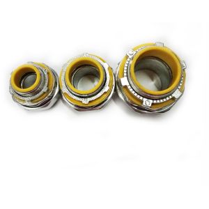 Buy cheap Small Liquid Tight Straight Connector , 1/2" Liquidtight Flexible Metal Conduit from wholesalers