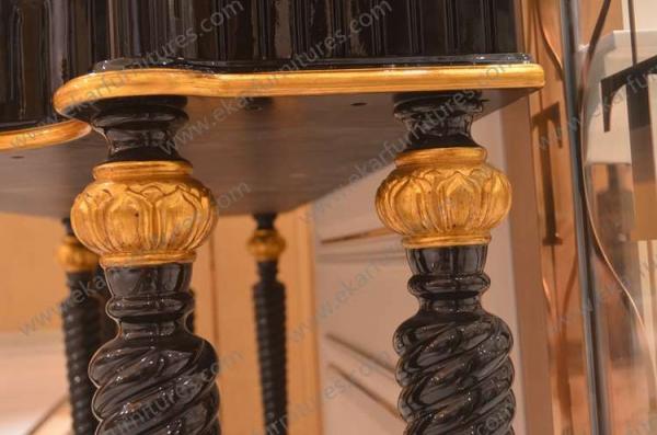 Empire style golden gilt console hallway console table and mirror TO-028