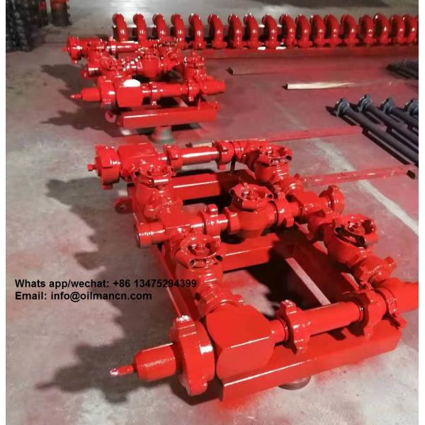 2000psi -15000psi 2 1/16 "~4 1/16" API 16C Kill And Choke Manifold For Oil Well Control
