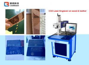 China Plywood / Rubber / Sporting goods Laser Marker Machine with Synrad Laser Source wholesale