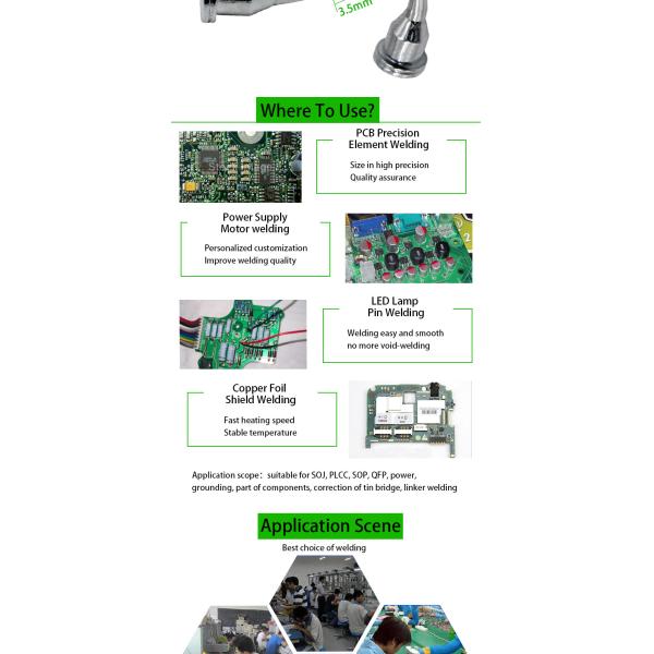 LT Soldering Iron Tips For Weller Soldering Station Green SGS