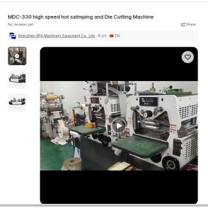 Buy cheap Flatbed Hot Stamping Sticker Label Die Cutting Machine 20KW Power from wholesalers