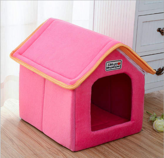 Removable pet dog house, kennel, cat litter, dog supplies, pet supplies wholesale;S.M.L.Yellow, Blue, Brown, Red, Leopar
