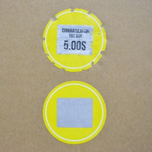self adhesive eggshell label