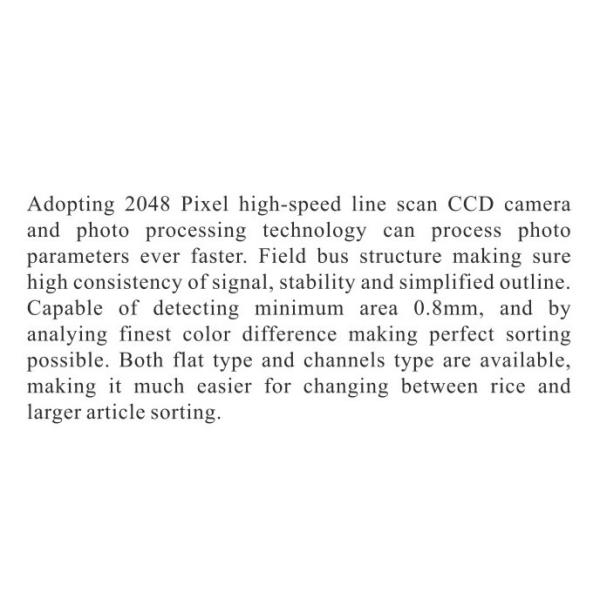 CCD448 Rice Color Sorter , Color Sorting Machine , Color Selector for Grain. Wheat. Corn
