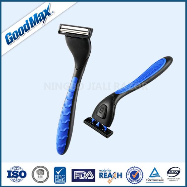 Plastic Twin Blade Shaving System Razors With Anti - Drag Blades For A Closer