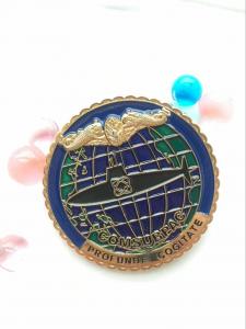 China 10 Years Manufacture Experience Cheap Custom Blank Metal Enamel Challenge Coin For Souvenir wholesale