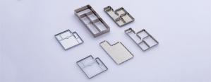 Customized Precision Stamped Aluminum Sheets Zinc Plating DIN Standard